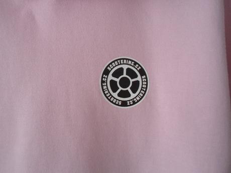 Růžová mikina s kapucí scootering, 152