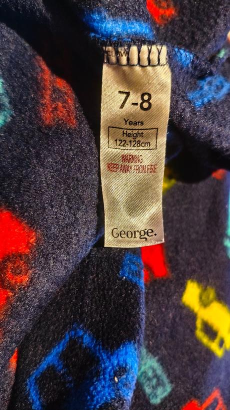 Pyžama fleece pro kluka auta 122/128, george,122