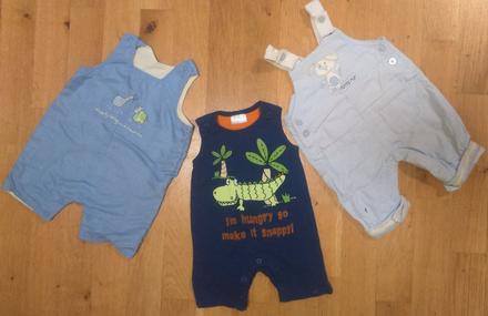 Kraťásky s laclem, letní overálek  0-3m, 50