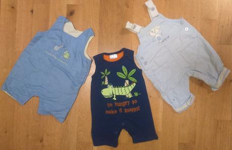 Kraťásky s laclem, letní overálek  0-3m, 50