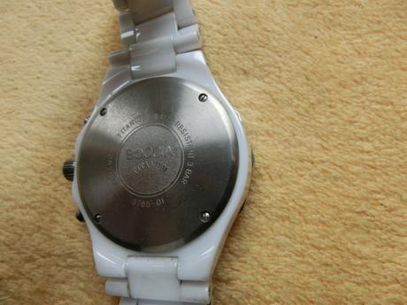 Hodinky boccia titanium ceramic keramické bílé,