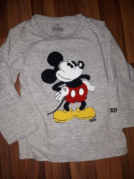 Šedé tričko s mickeymausem 92 next, next,92
