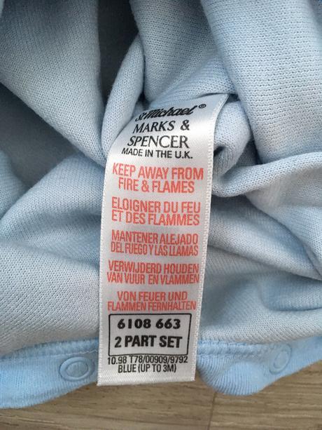 Sametový overal, do 3m, marks & spencer,62