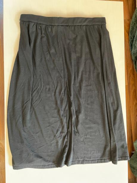 Černá sukně do gumy, vel 44/xxl, janina, xxl
