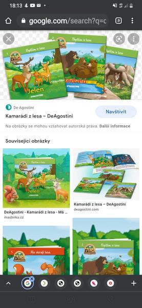 Knížky Deagostini - hraj si a uč se - Kamarádi z lesa, Veselá farma, Svět divokých zvířat. Nemáte někdo?