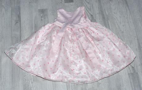 Společenské slavnostní růžové šaty družička, 86