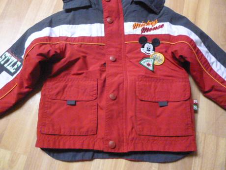 Bunda mickey s odepínací mikinou 2-3, disney,98
