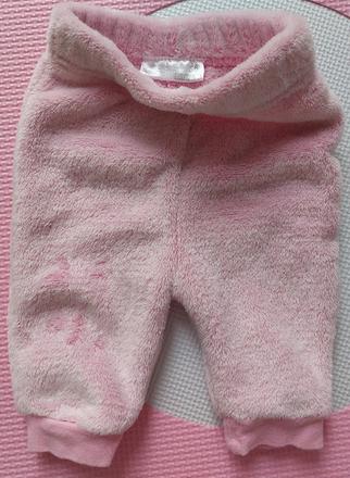 Teplé fleecové tepláčky pro miminko, ergee,62