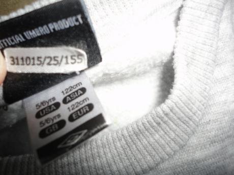 Krásná mikina umbro, vel. 5/6 let (116), umbro,116