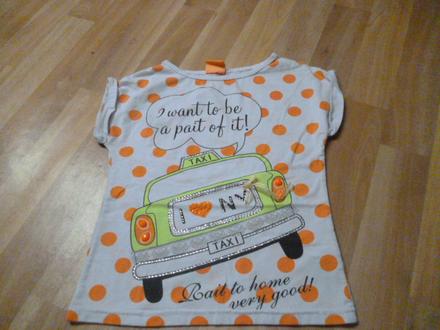 Puntíkaté triko auto vel. 4-6, 110