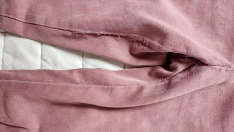 Tmavě starorůžové kalhoty, zara,140