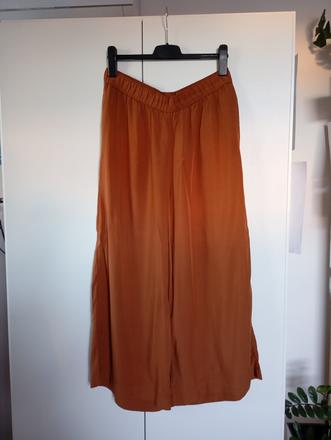 Hnědé dámské letní kalhoty s kapsami xl, sinsay,xl