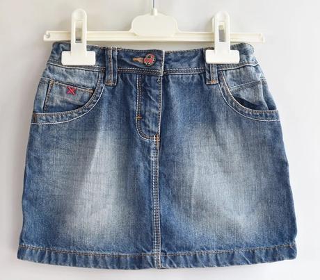 Sukně džínová vel. 5 - 6 let, nutmeg,116