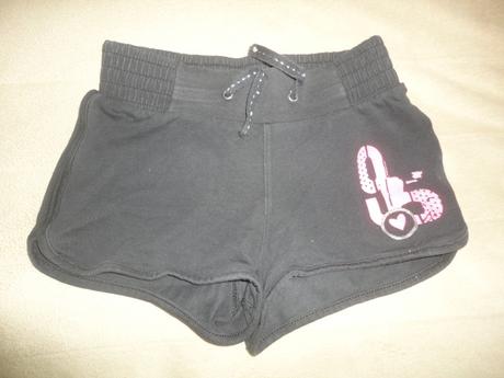 Černé šortky orchestra, vel. 7-8 let, 122