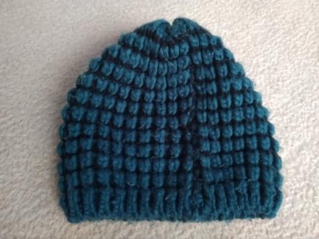 Pletená čepice tmavě zelená, 