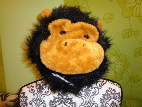 Karneval - hlava opičky - obvod 54 cm,