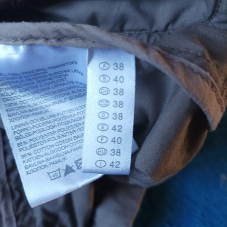 Hnědý delší přechodní kabát, c&a,38