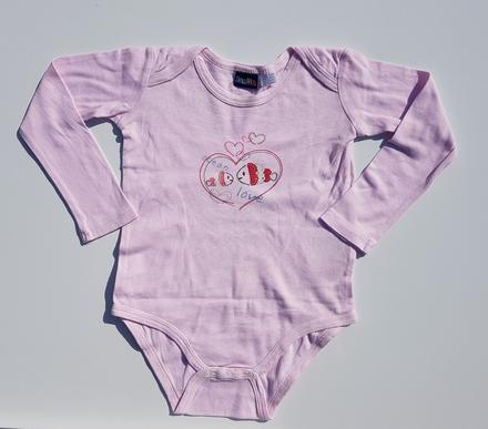 F8 dívčí body s dlouhým rukávem ocean vel. 98-104, lupilu,98