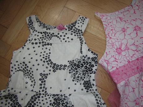 2x letní šaty, 122, adams,122