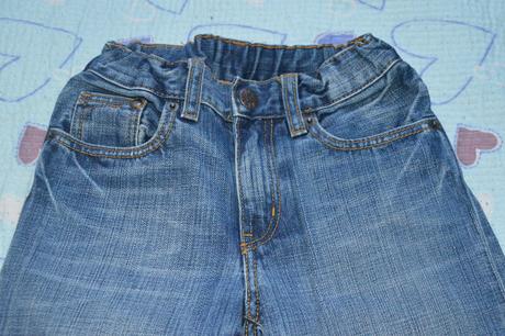 110 116 bavněné džíny, regulace v pase, h&m,110