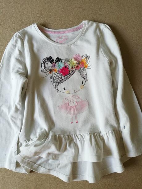 Divci tricko s dl. rukavem ff vel. 110., f&f,110