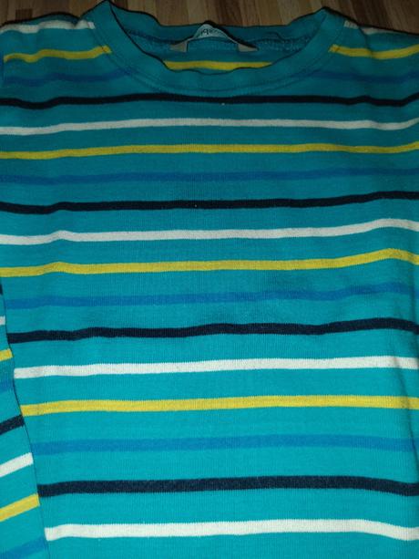Modré pruhované tričko 98 lindex, lindex,98