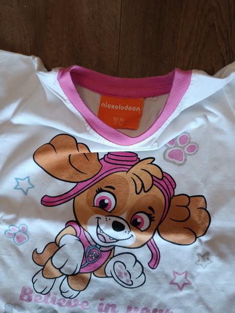 3x dívčí pyžama,vel.86/98,skye,peppa, jednorožci, nickelodeon,86