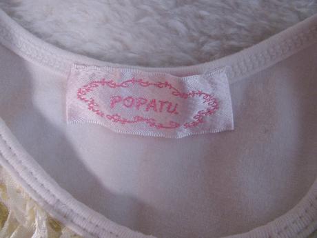 Smetanově bílé pružné šaty s tutu sukní, 98