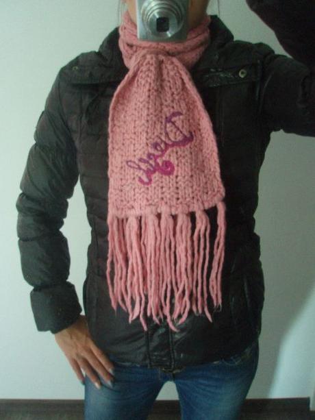 Růžová šála diesel, diesel,158