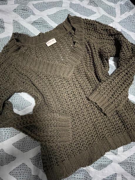 Damsky hnedy svetr, l