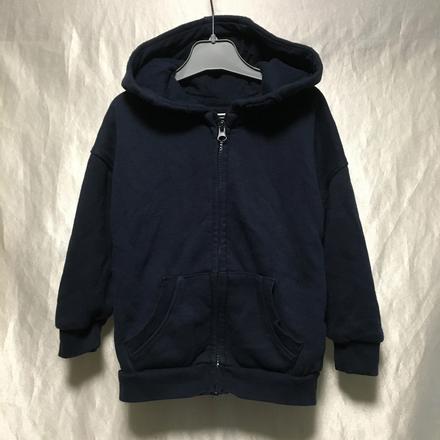 Vel. 98 modrá mikina s kapucí, 98