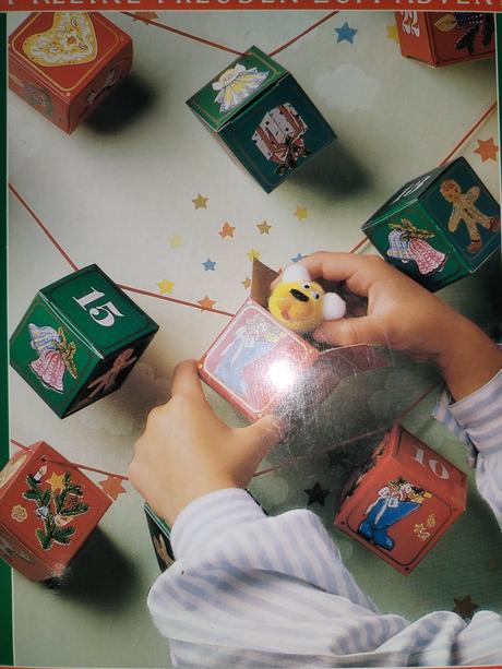 Nový adventní kalendář nepoužitý krabičkový, 