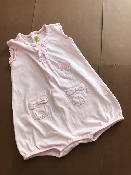Overalek letní růžový - v.9/12 měs., 80