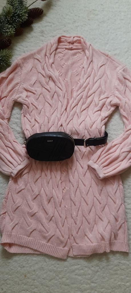 Dkny kožená ledvinka na pásku, dkny