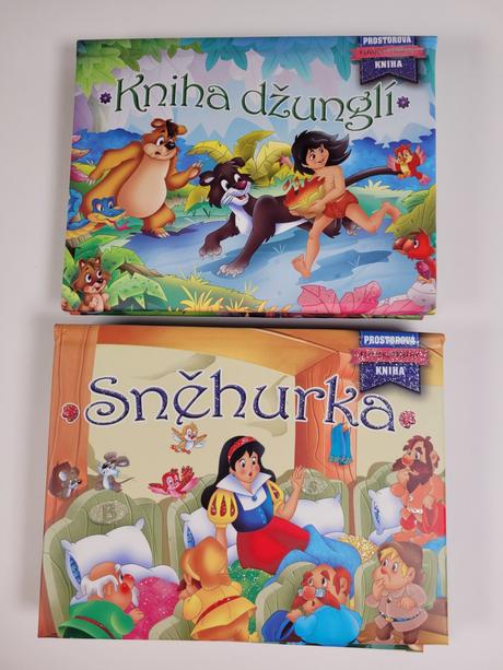 Prostorová kniha "sněhurka", 