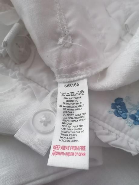 Lněné kalhoty vel 140 - 146, monsoon,146