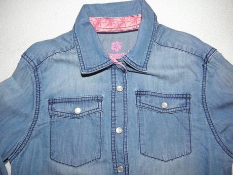 Dívčí riflová / džínová košile zn pepperts vel.128, pepperts,128