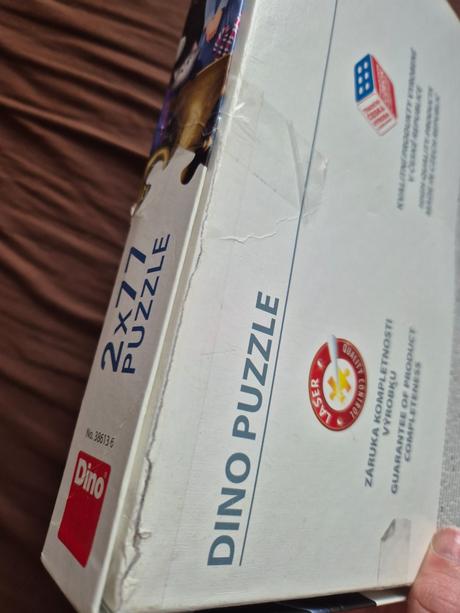 2x puzzle ledové království 5+,
