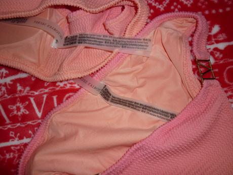Lososové ombré dvojdílné plavky victorias secret, victoria's secret,s