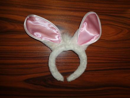 Karneval - králičí ouška na čelence,