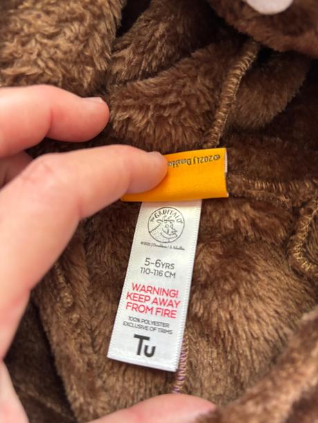 An9/ kostým gruffalo- v.5/6 let,