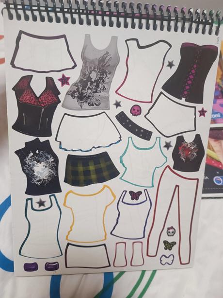 3 x sešit crazy chic móda, 