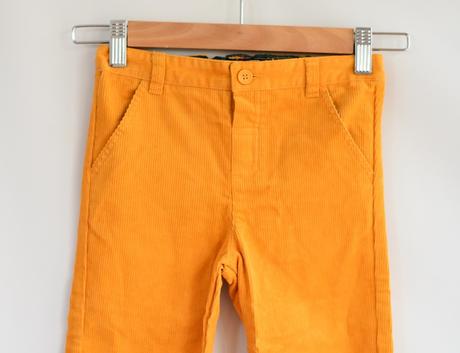 Kalhoty manšestrové vel. 4 - 5 let, 110