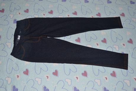 Bavlněné legíny, legínky, džegíny vel. 122/128, 122