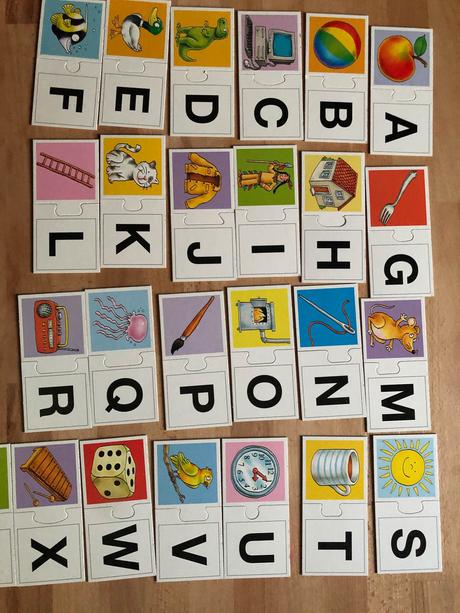 Abc pro  4-7 lete deti - obrazky v nemcine, 