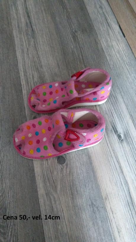 Dívčí bačkory 14cm, 24