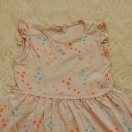 Ruzove saticky s malymi motylky 134/140, 134