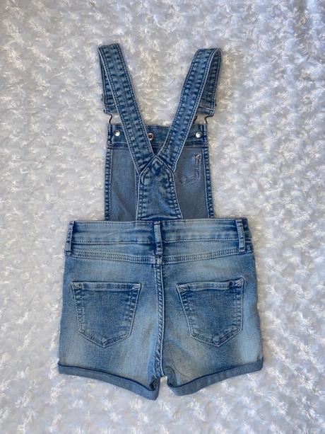 Modré riflové laclové kraťasy h&m, h&m,98