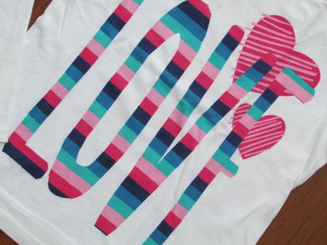 Tričko love, f&f,122