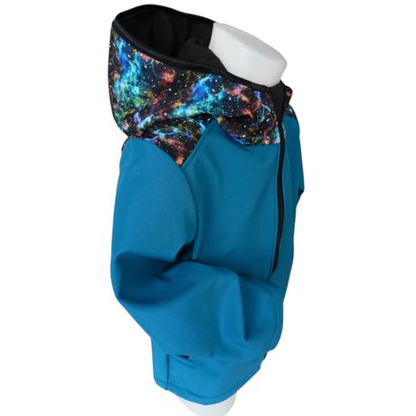 Softshellová bunda s fleecem, vesmír,více barev, 86 - 152